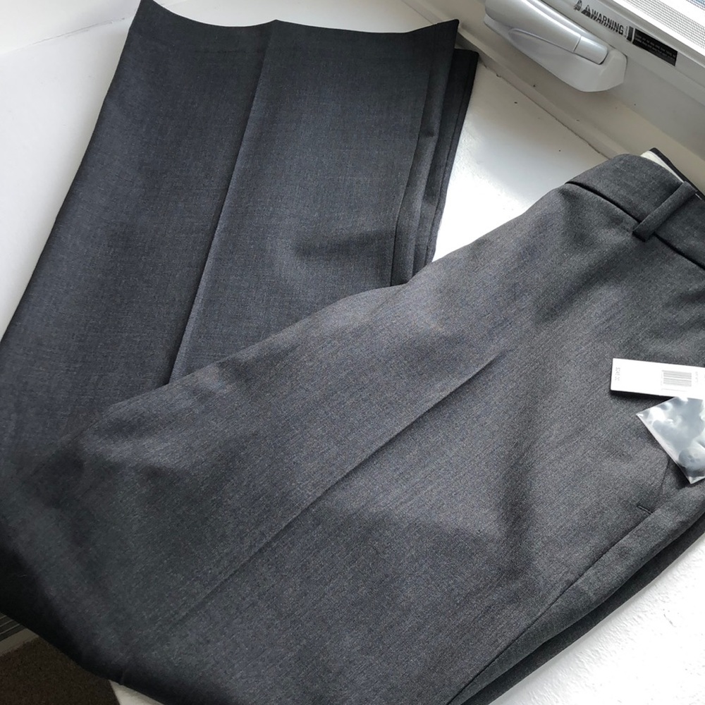 Women’s Theory wide leg dress pants, charcoal